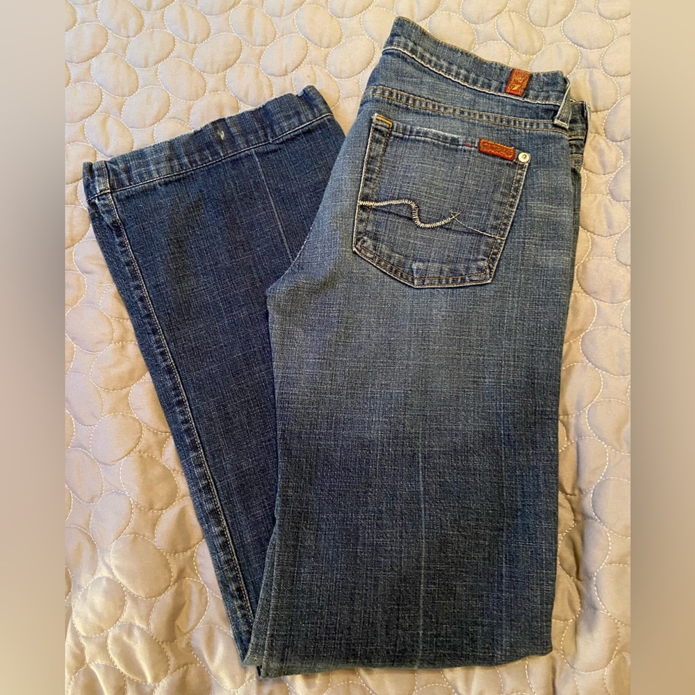 7 For All Mankind Blue Jeans